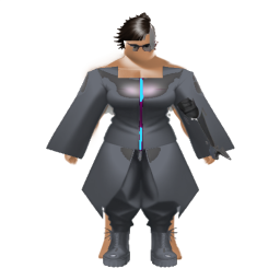 The paper-doll avatar on the heavy build